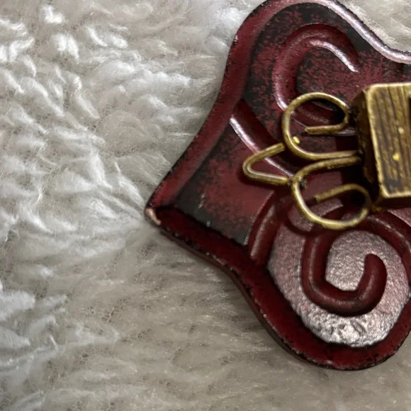 Hobby Lobby Red and Gold Wall Cross - Picture 5 of 5